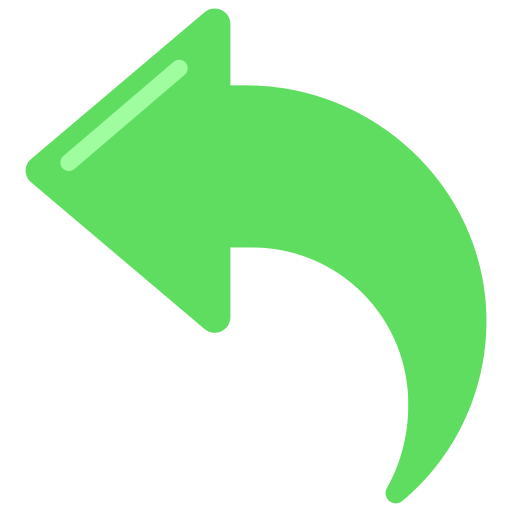 Imagen de una flecha hacia atras